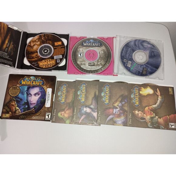 World of Warcraft - Game Manual & DVDs - Reign of Chaos (3 DVDs) World of Warcra - Picture 7 of 7